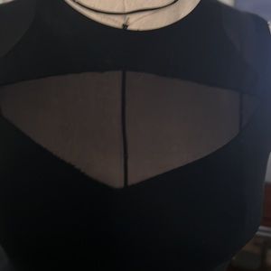 Wolford Tank - black with sheer details